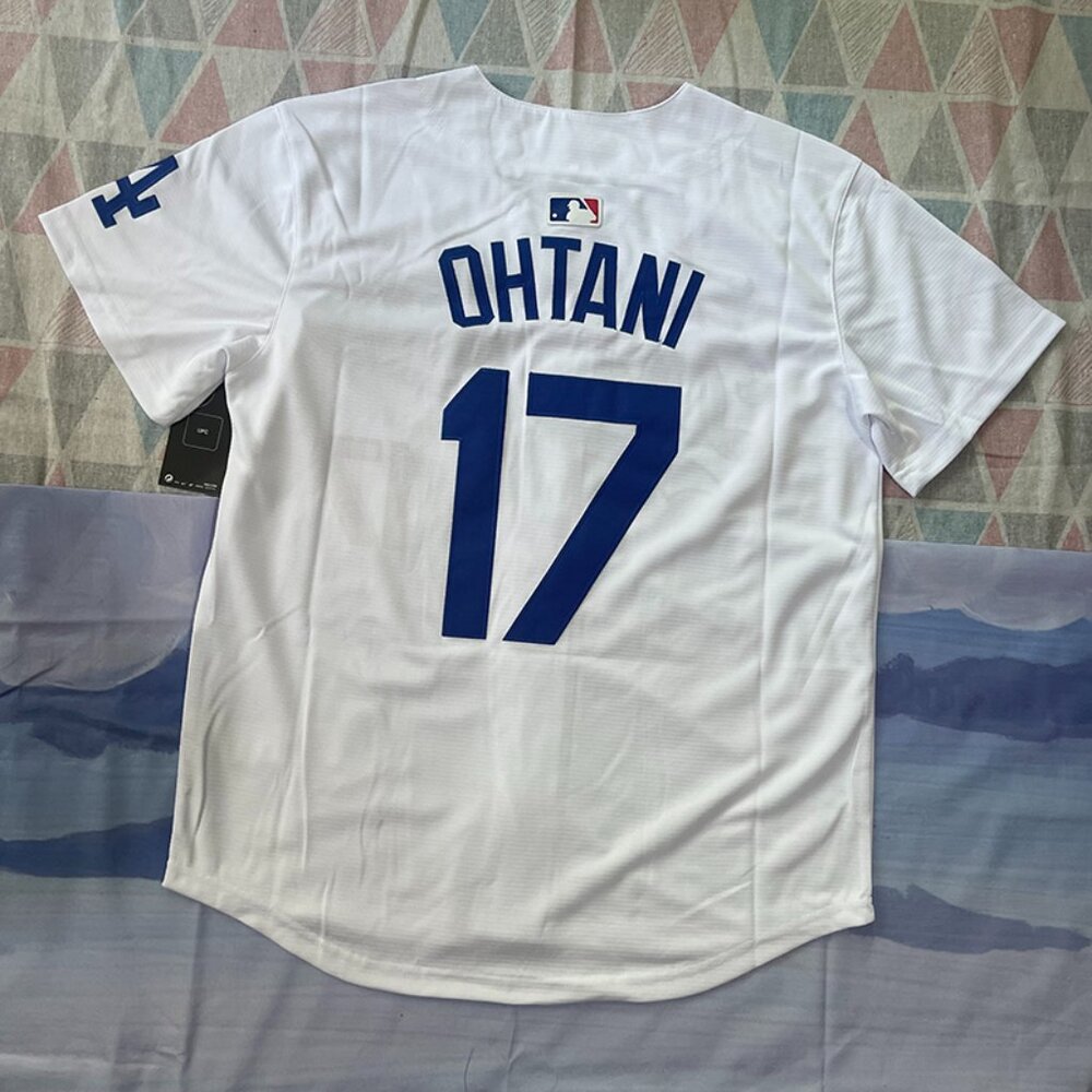 Dodgers Shohei Ohtani #17 White Home Jersey